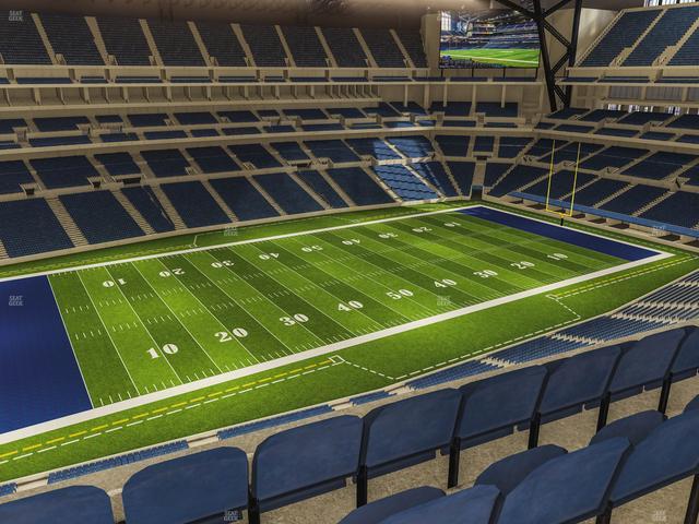 Lucas Oil Stadium - Section 544 Seat View