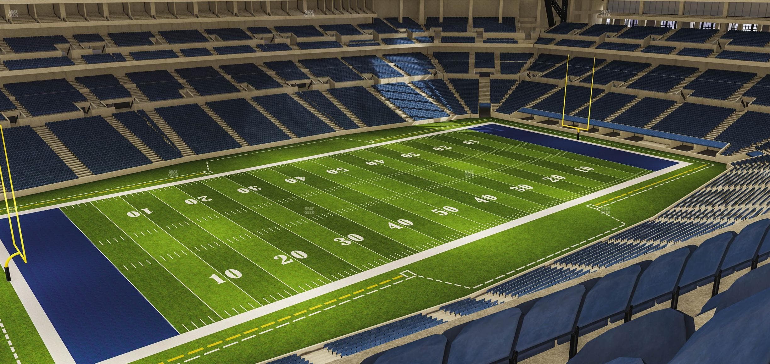 Lucas Oil Stadium - Section 545 Seat View