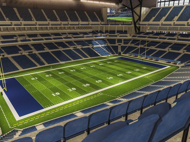 Lucas Oil Stadium - Section 545 Seat View
