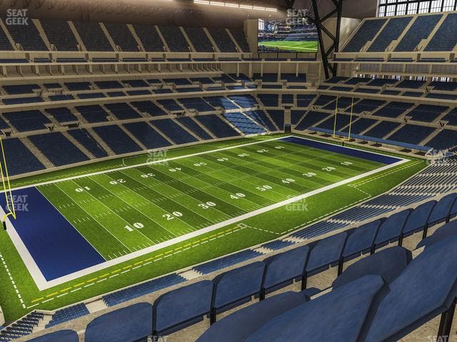 Lucas Oil Stadium - Section 545 Seat View