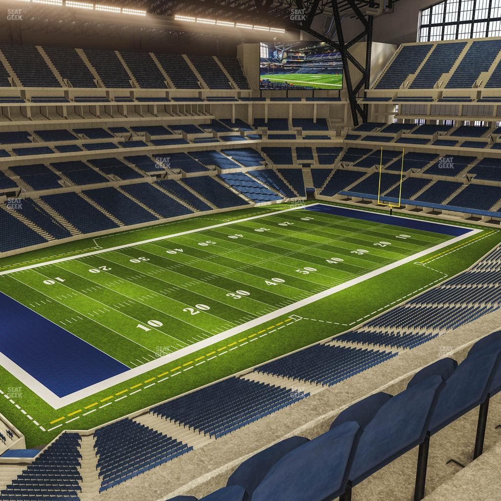 Lucas Oil Stadium - Section 546 Seat View