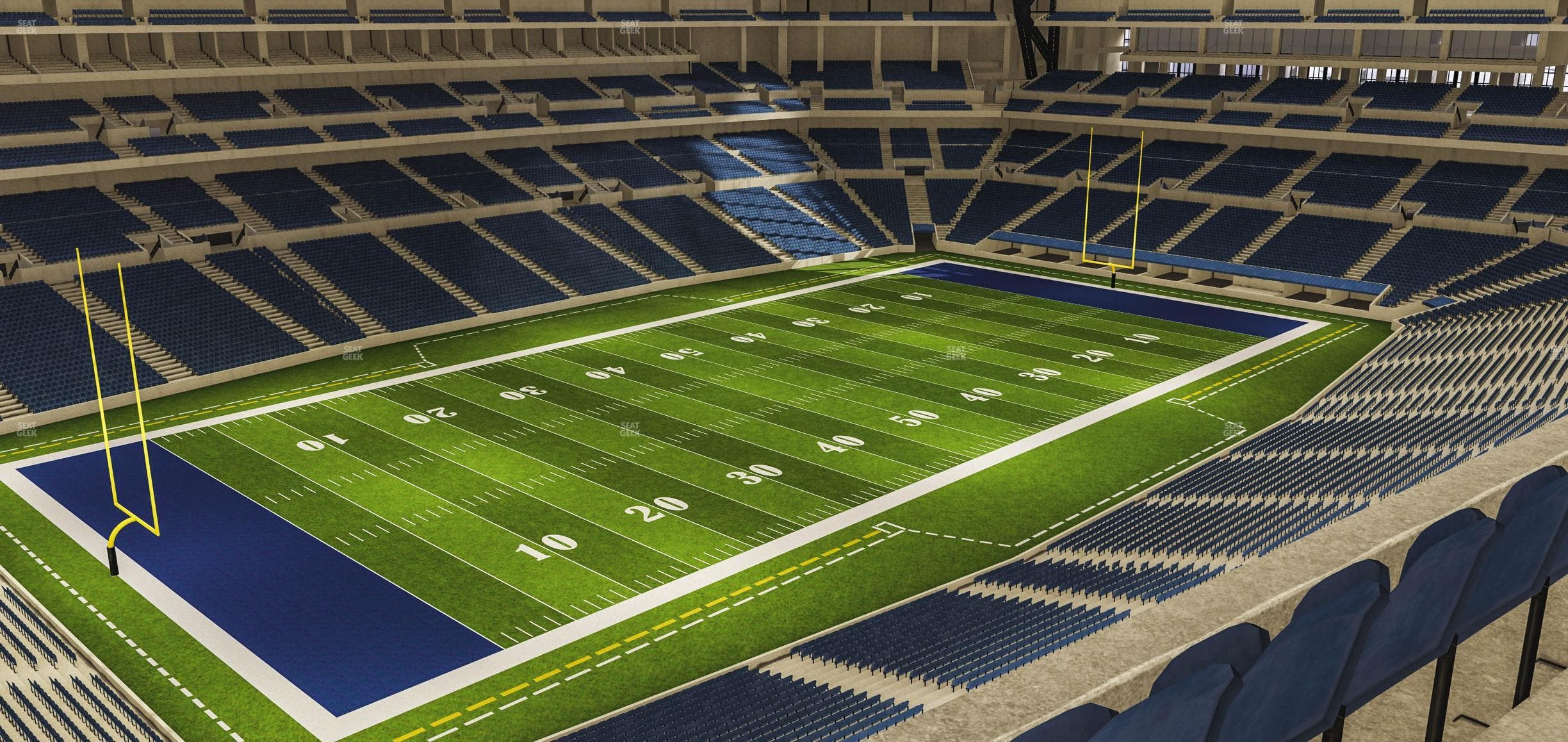 Lucas Oil Stadium - Section 546 Seat View