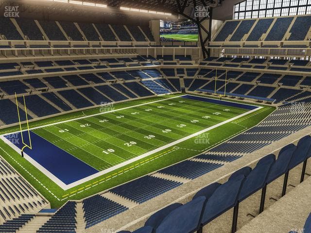Lucas Oil Stadium - Section 546 Seat View