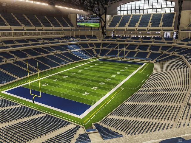 Lucas Oil Stadium - Section 549 Seat View
