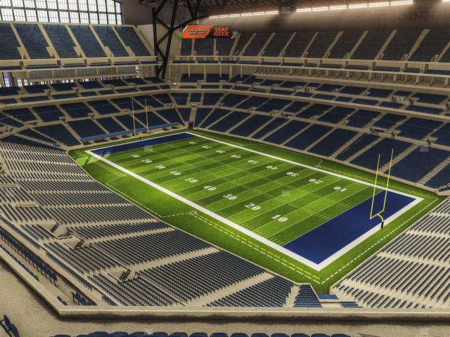 Lucas Oil Stadium - Section 606 Seat View