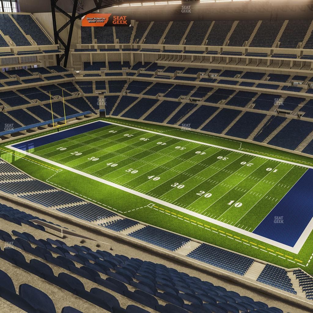 Lucas Oil Stadium - Section 608 Seat View