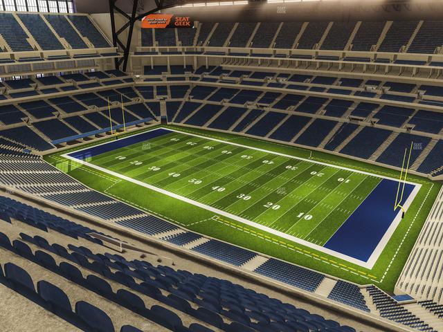 Lucas Oil Stadium - Section 608 Seat View