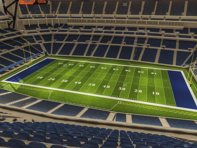 Lucas Oil Stadium - Section 611 Seat View