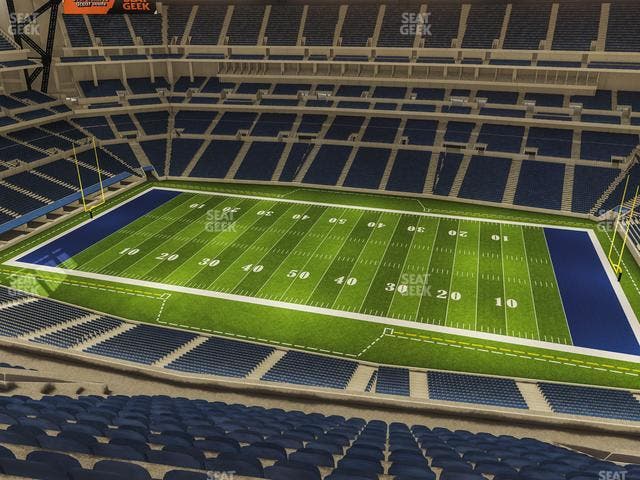 Lucas Oil Stadium - Section 611 Seat View