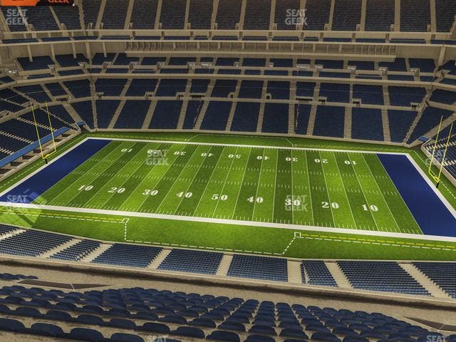 Lucas Oil Stadium - Section 612 Seat View