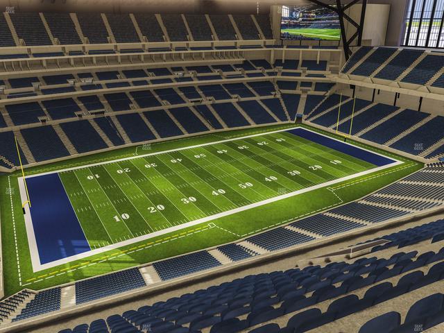 Lucas Oil Stadium - Section 617 Seat View
