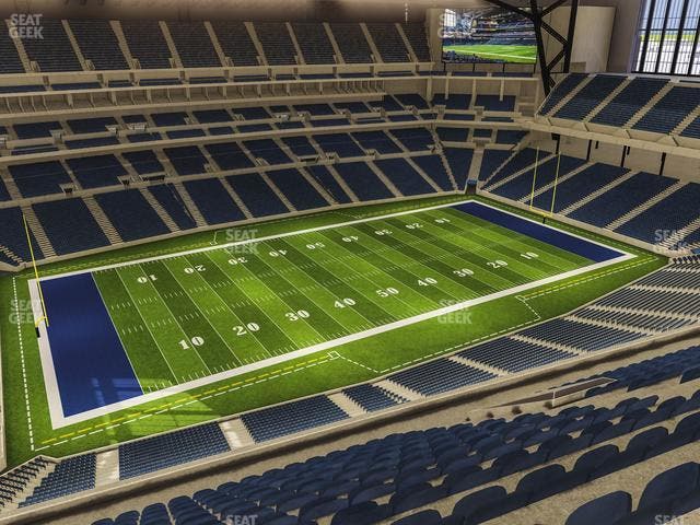 Lucas Oil Stadium - Section 617 Seat View