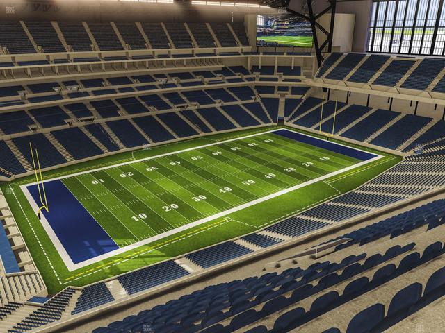 Lucas Oil Stadium - Section 618 Seat View