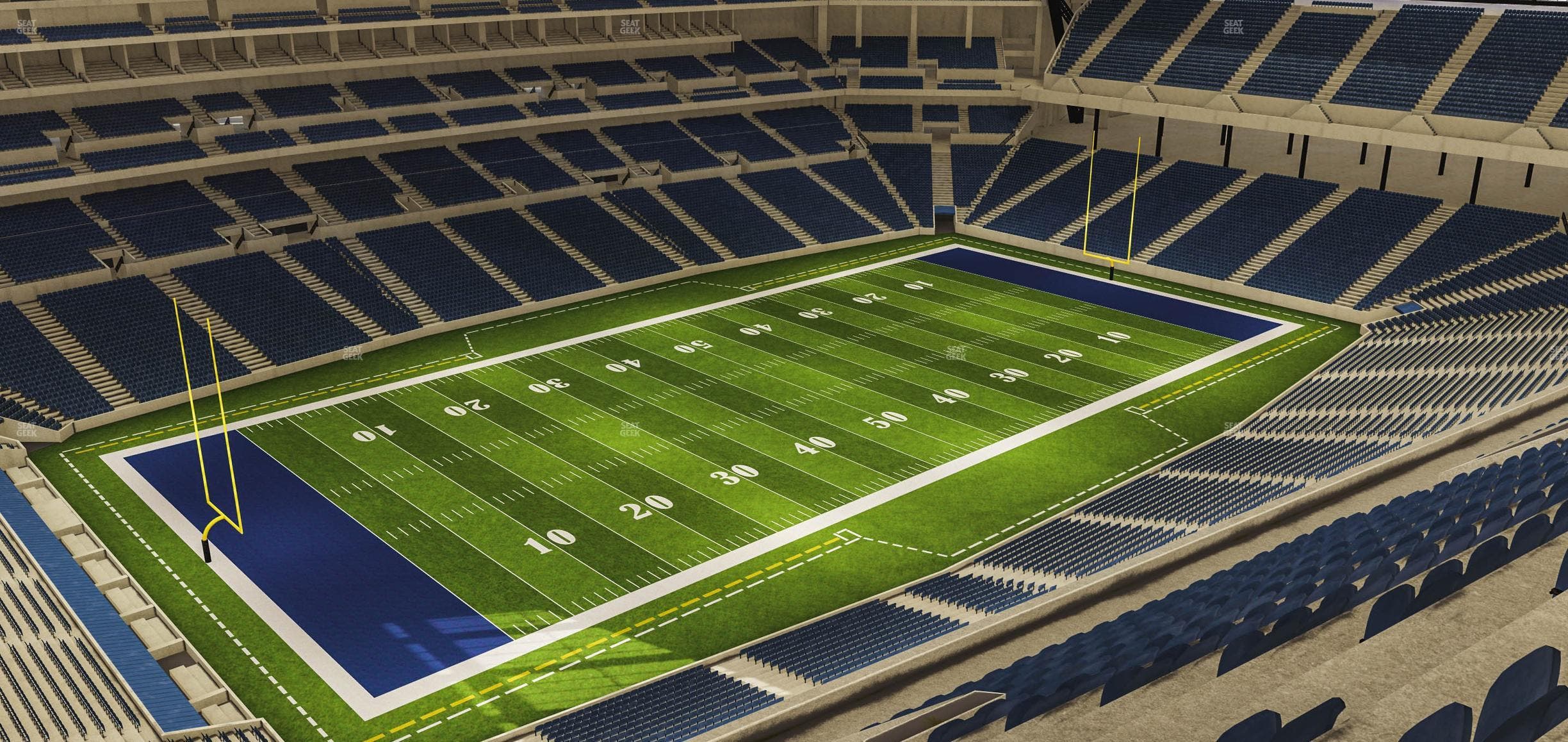 Lucas Oil Stadium - Section 619 Seat View