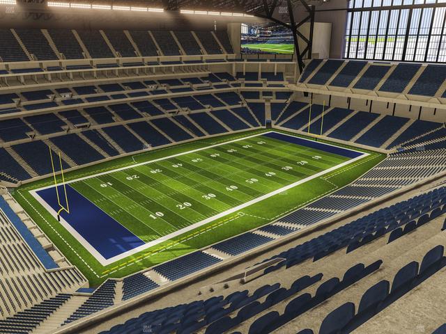 Lucas Oil Stadium - Section 619 Seat View