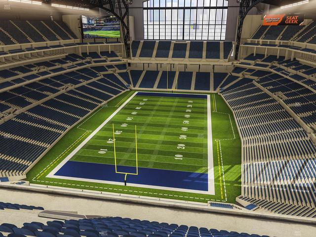 Lucas Oil Stadium - Section 625 Seat View