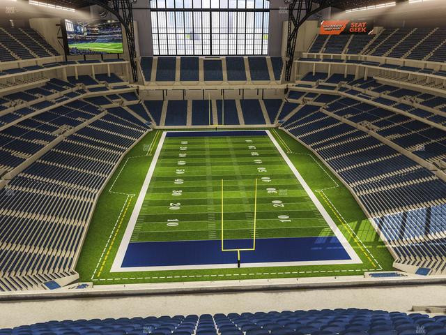 Lucas Oil Stadium - Section 627 Seat View
