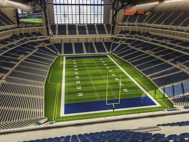 Lucas Oil Stadium - Section 628 Seat View