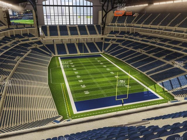 Lucas Oil Stadium - Section 629 Seat View