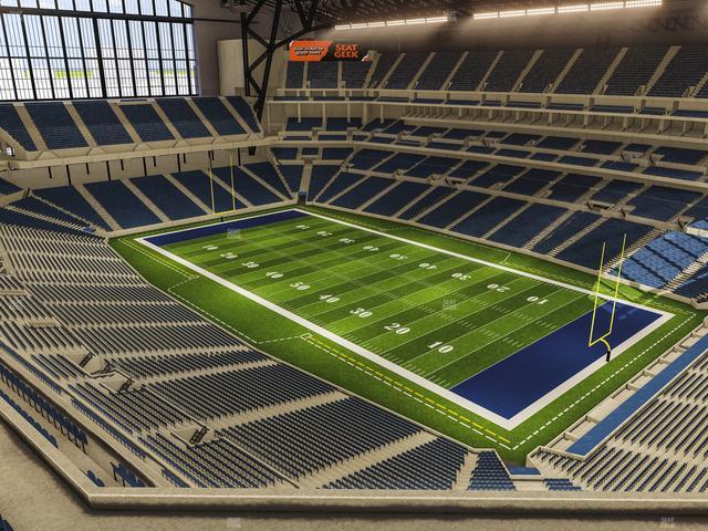 Lucas Oil Stadium - Section 633 Seat View