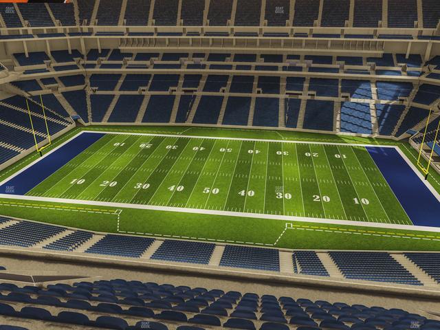 Lucas Oil Stadium - Section 639 Seat View
