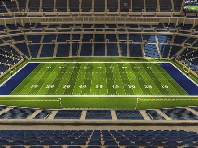Lucas Oil Stadium - Section 640 Seat View