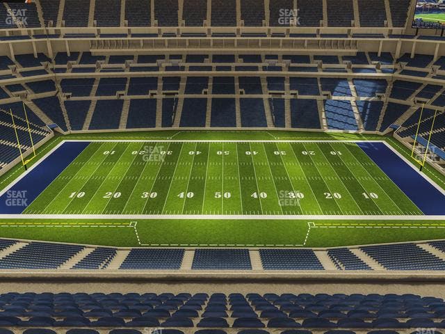 Lucas Oil Stadium - Section 640 Seat View