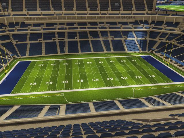 Lucas Oil Stadium - Section 641 Seat View