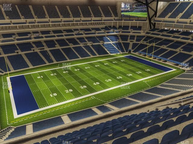 Lucas Oil Stadium - Section 644 Seat View