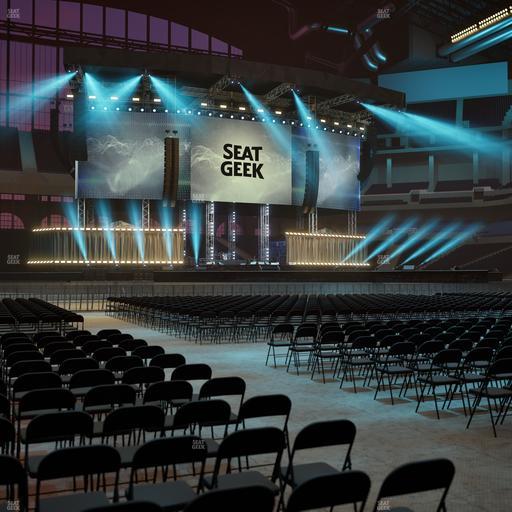 Lucas Oil Stadium - Section Floor A 10 Seat View