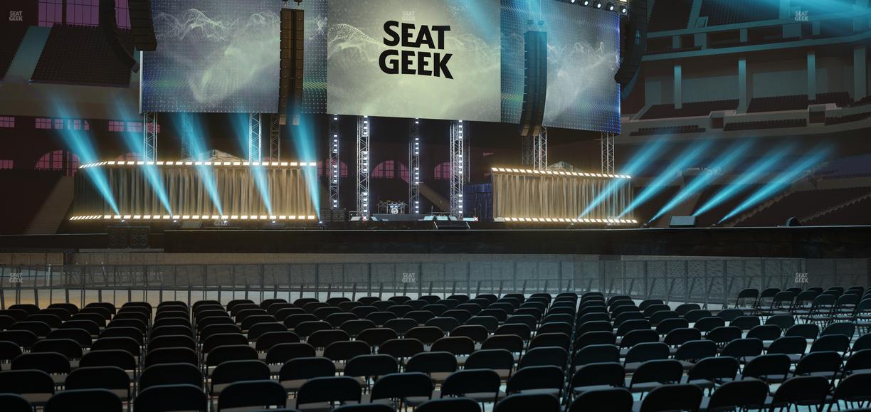 Lucas Oil Stadium - Section Floor A 4 Seat View