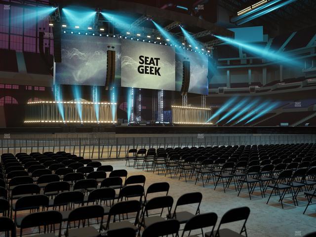 Lucas Oil Stadium - Section Floor A 5 Seat View Lucas Oil Stadium - Section Floor A 5 Seat View