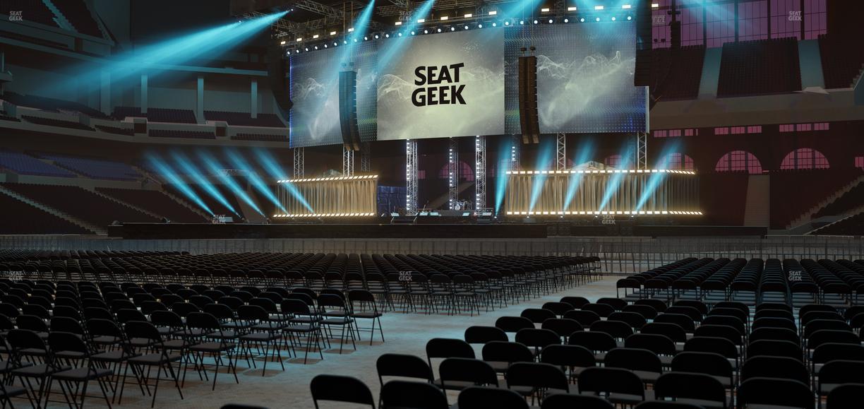 Lucas Oil Stadium - Section Floor A 6 Seat View