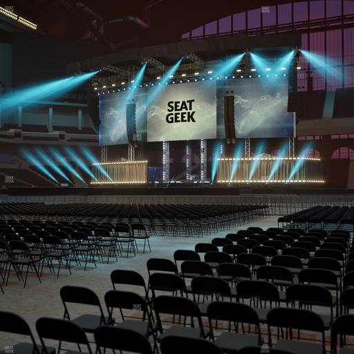 Lucas Oil Stadium - Section Floor A 6 Seat View