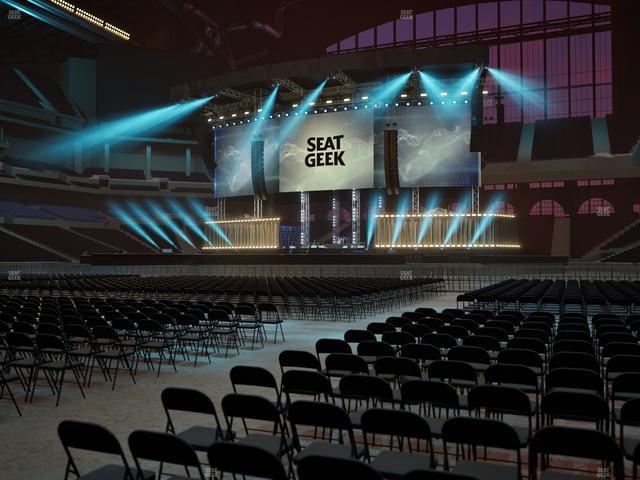 Lucas Oil Stadium - Section Floor A 6 Seat View Lucas Oil Stadium - Section Floor A 6 Seat View