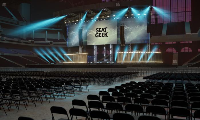 Lucas Oil Stadium - Section Floor A 6 Seat View