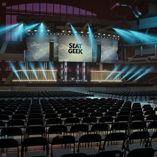 Lucas Oil Stadium - Section Floor A 9 Seat View