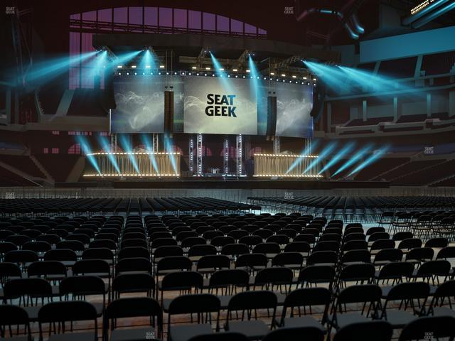 Lucas Oil Stadium - Section Floor A 9 Seat View Lucas Oil Stadium - Section Floor A 9 Seat View