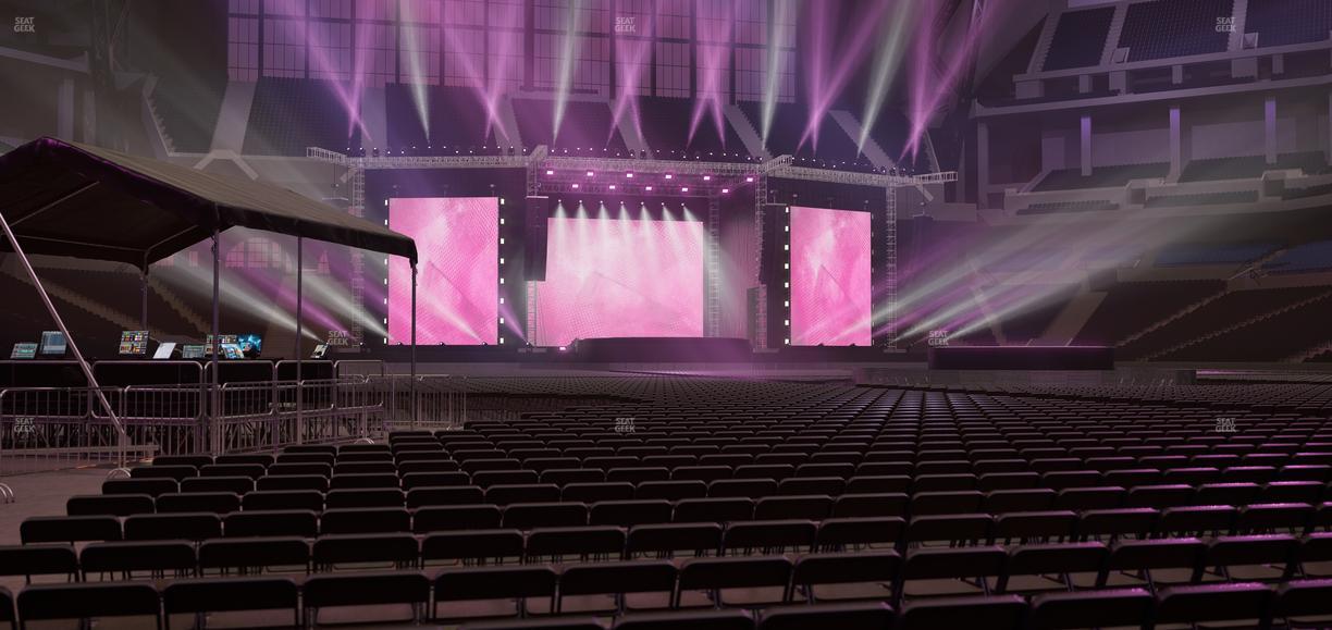 Lucas Oil Stadium - Section Floor N Seat View