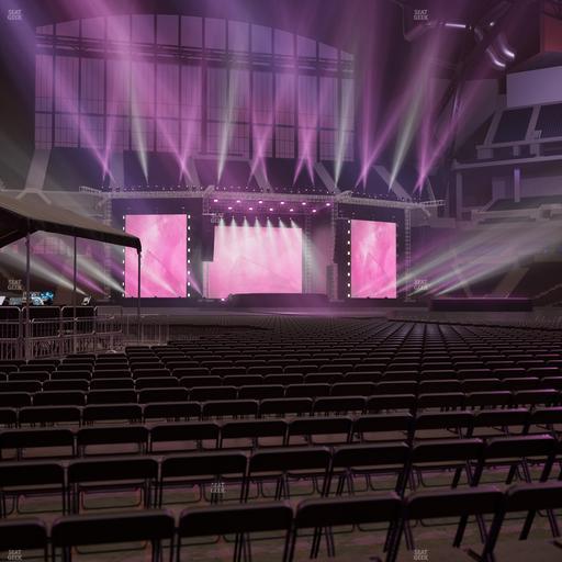 Lucas Oil Stadium - Section Floor N Seat View