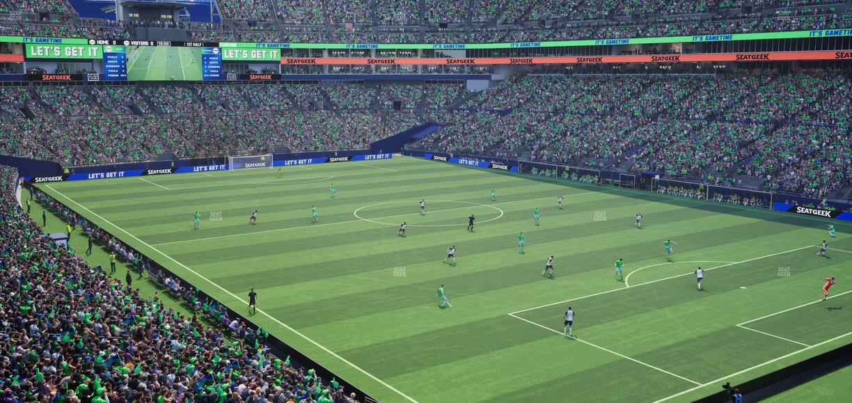 Lumen Field - Section 101 Seat View