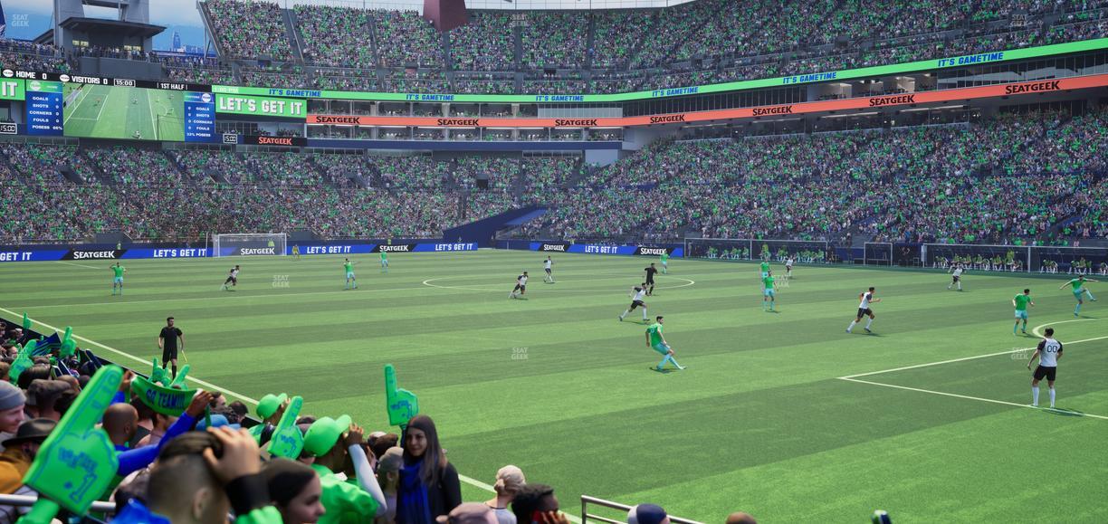 Lumen Field - Section 104 Seat View