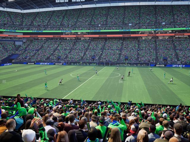 Lumen Field - Section 108 Seat View Lumen Field - Section 108 Seat View