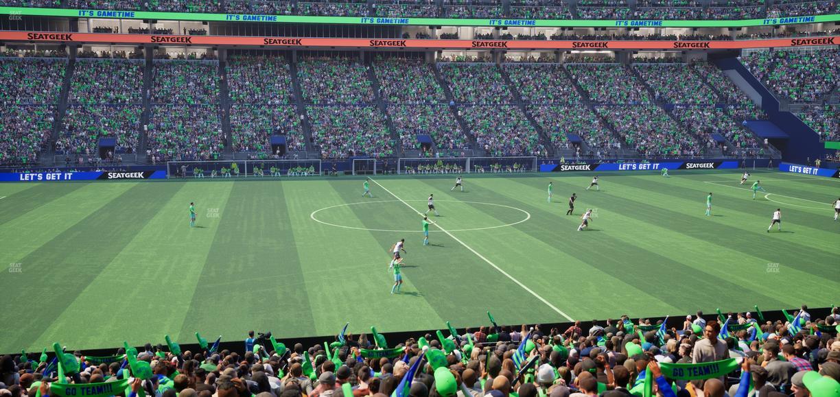 Lumen Field - Section 110 Seat View