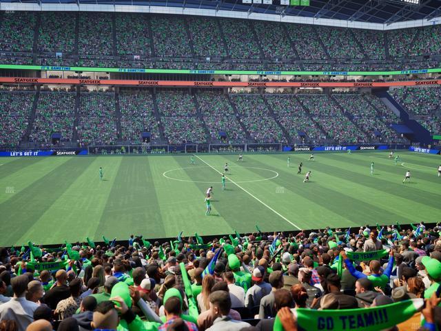 Lumen Field - Section 110 Seat View Lumen Field - Section 110 Seat View