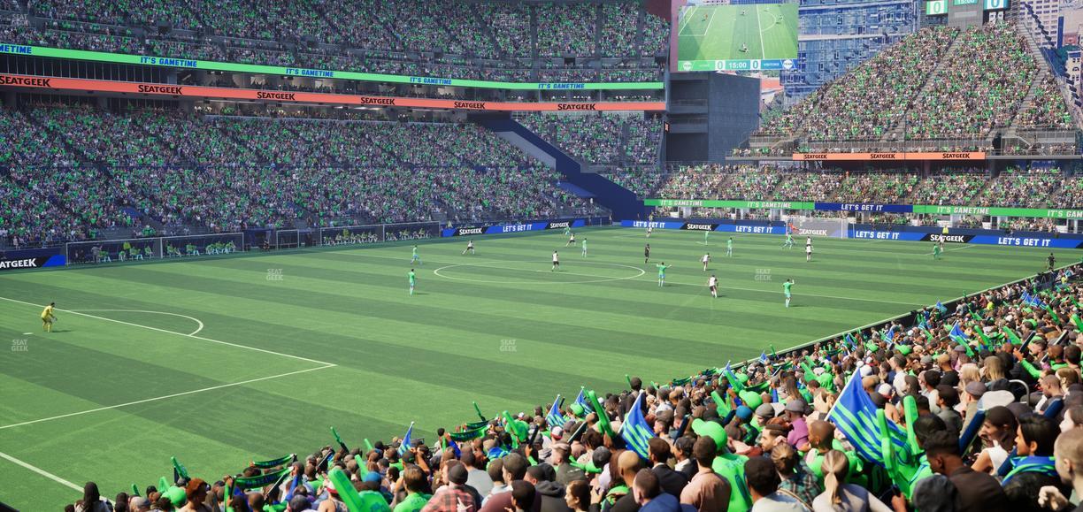 Lumen Field - Section 115 Seat View