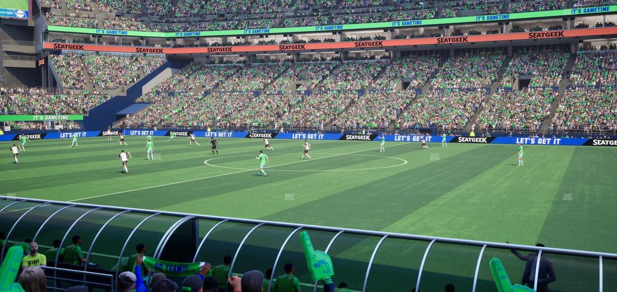 Lumen Field - Section 133 Seat View