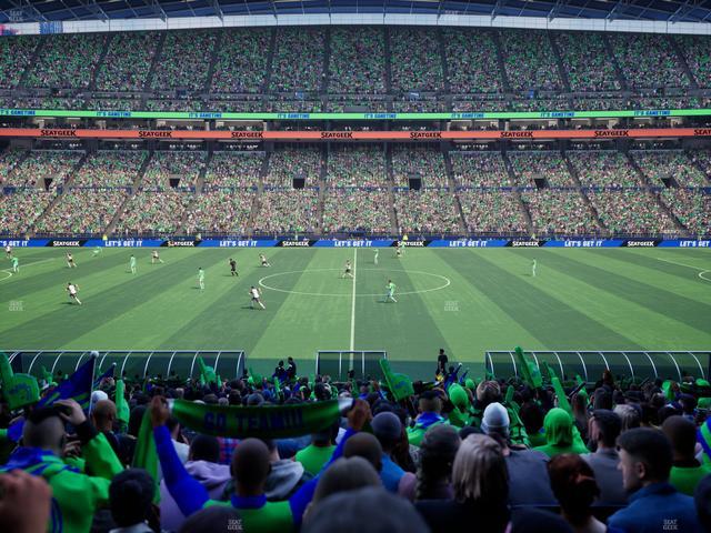 Lumen Field - Section 135 Seat View Lumen Field - Section 135 Seat View