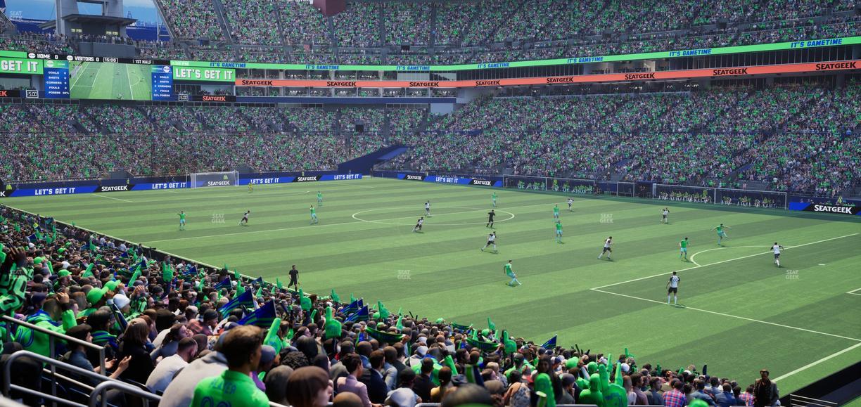 Lumen Field - Section 203 Seat View