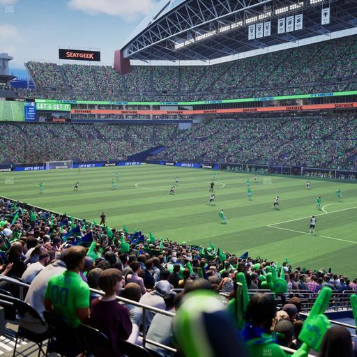 Lumen Field - Section 203 Seat View